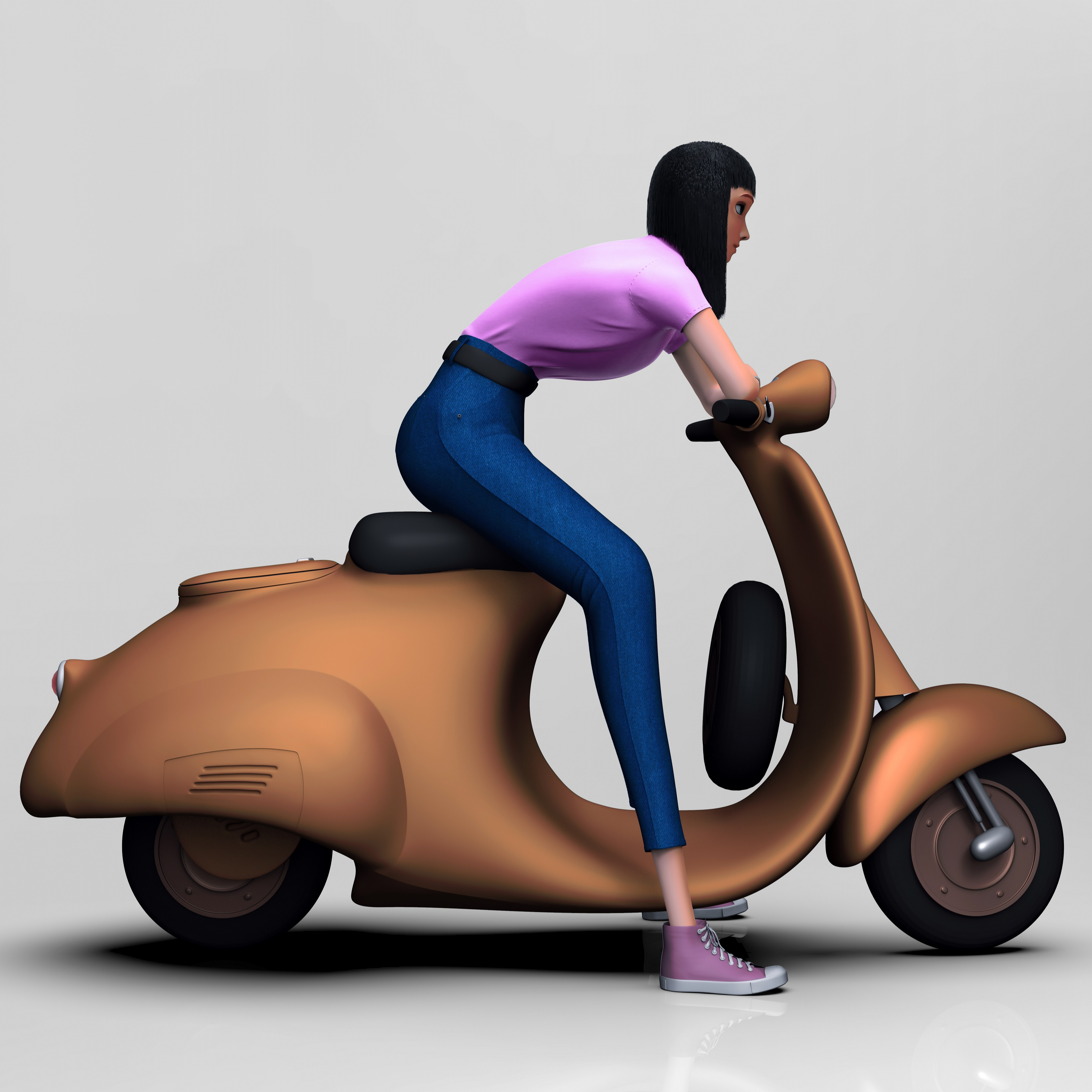 Vespa Girl