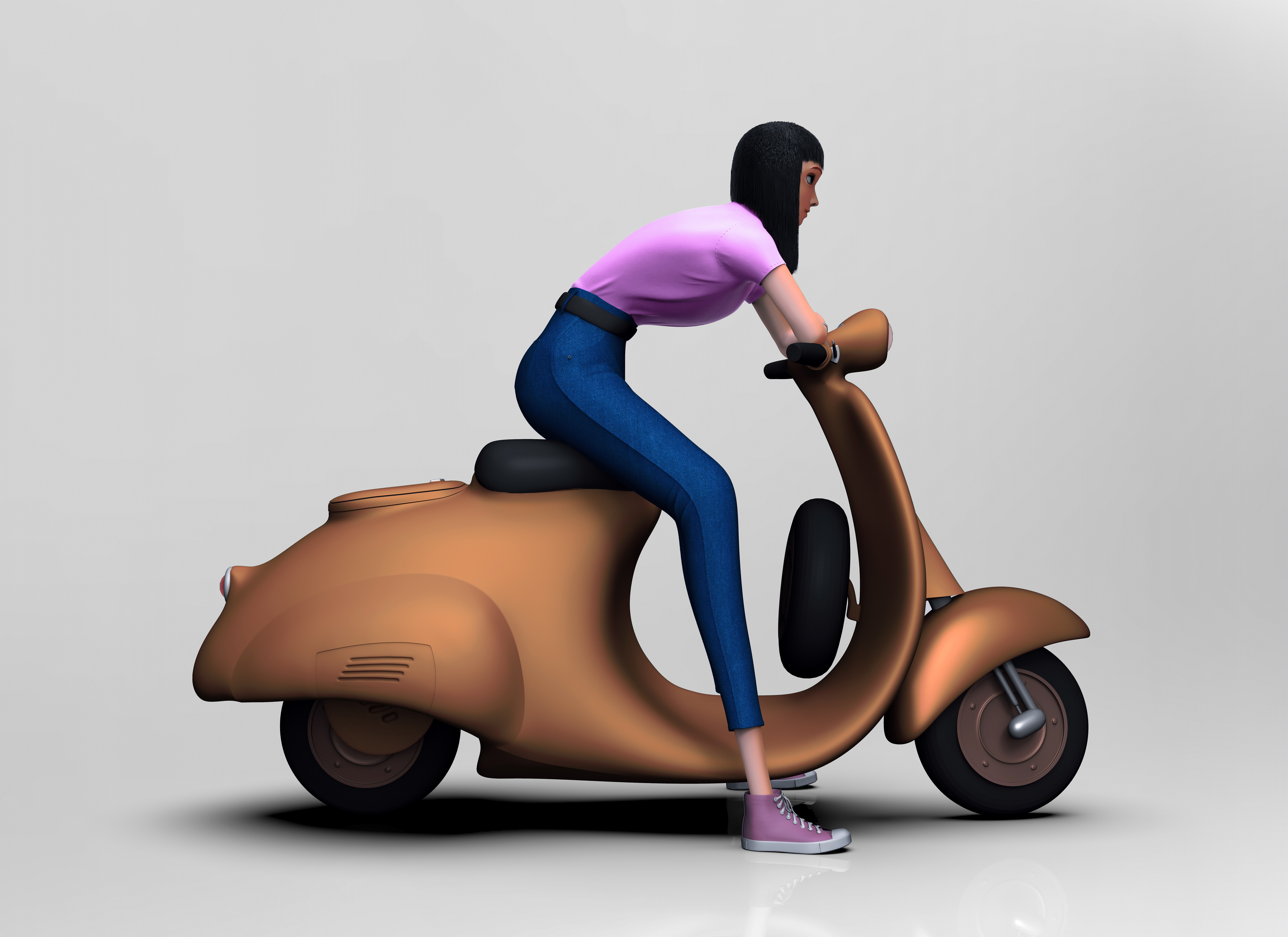 Vespa Girl